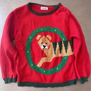 Neiman Marcus boys tiger wreath sweater size 4/5